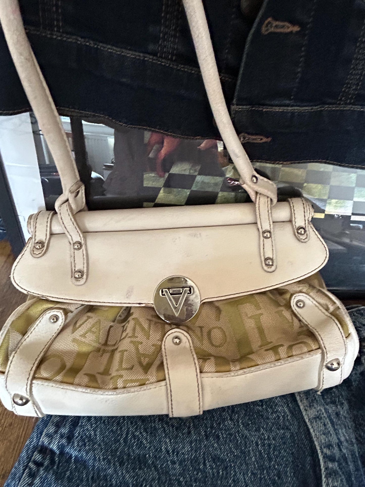 Valentino White Y2K Vintage Purse