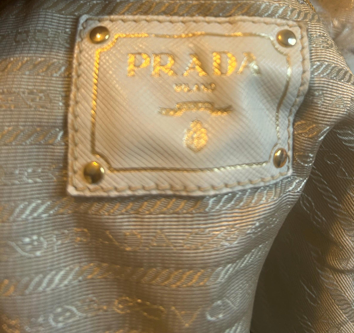 Prada Tote Bag – Y2K Vintage | Beige
