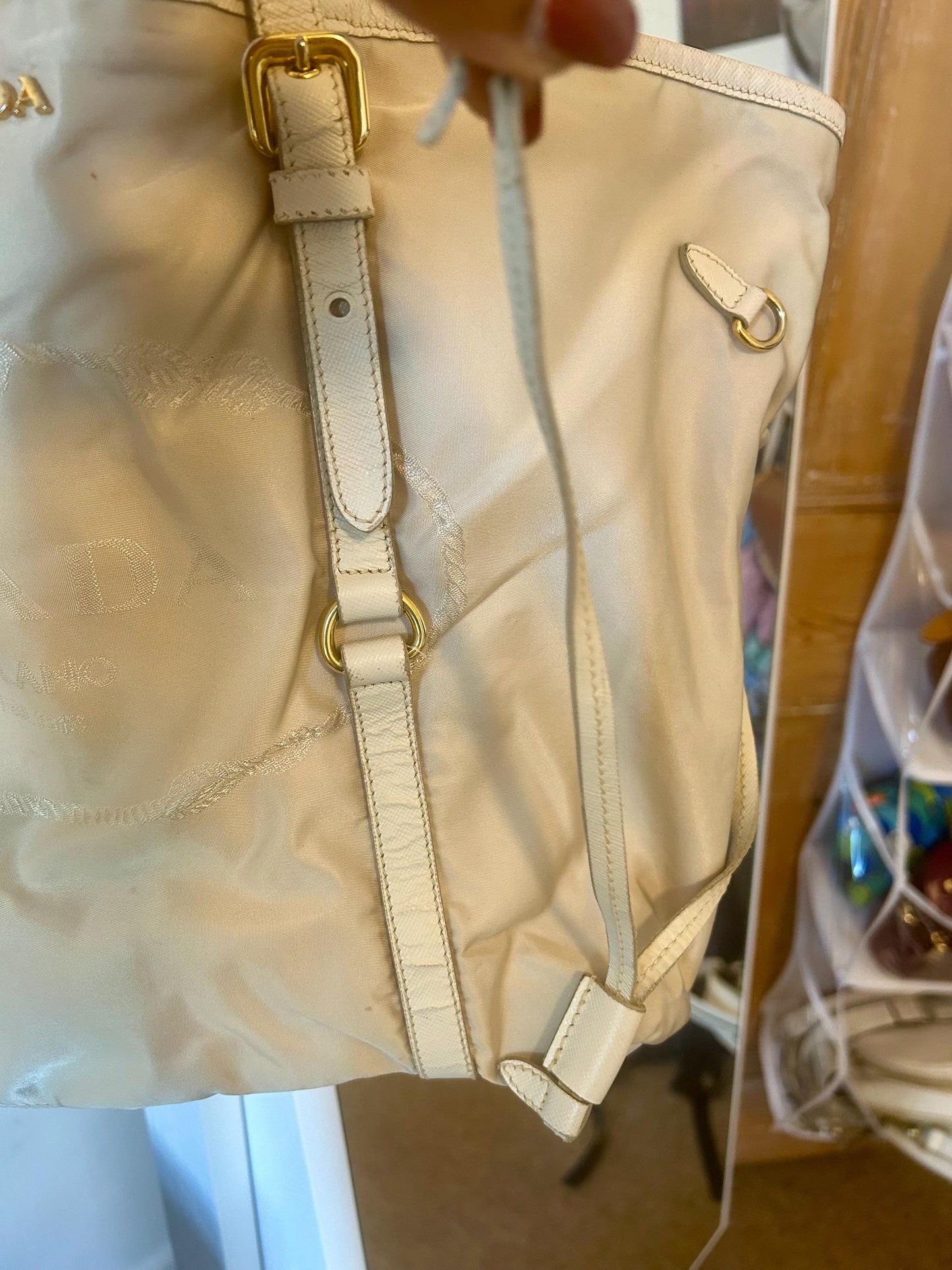 Prada Tote Bag – Y2K Vintage | Beige