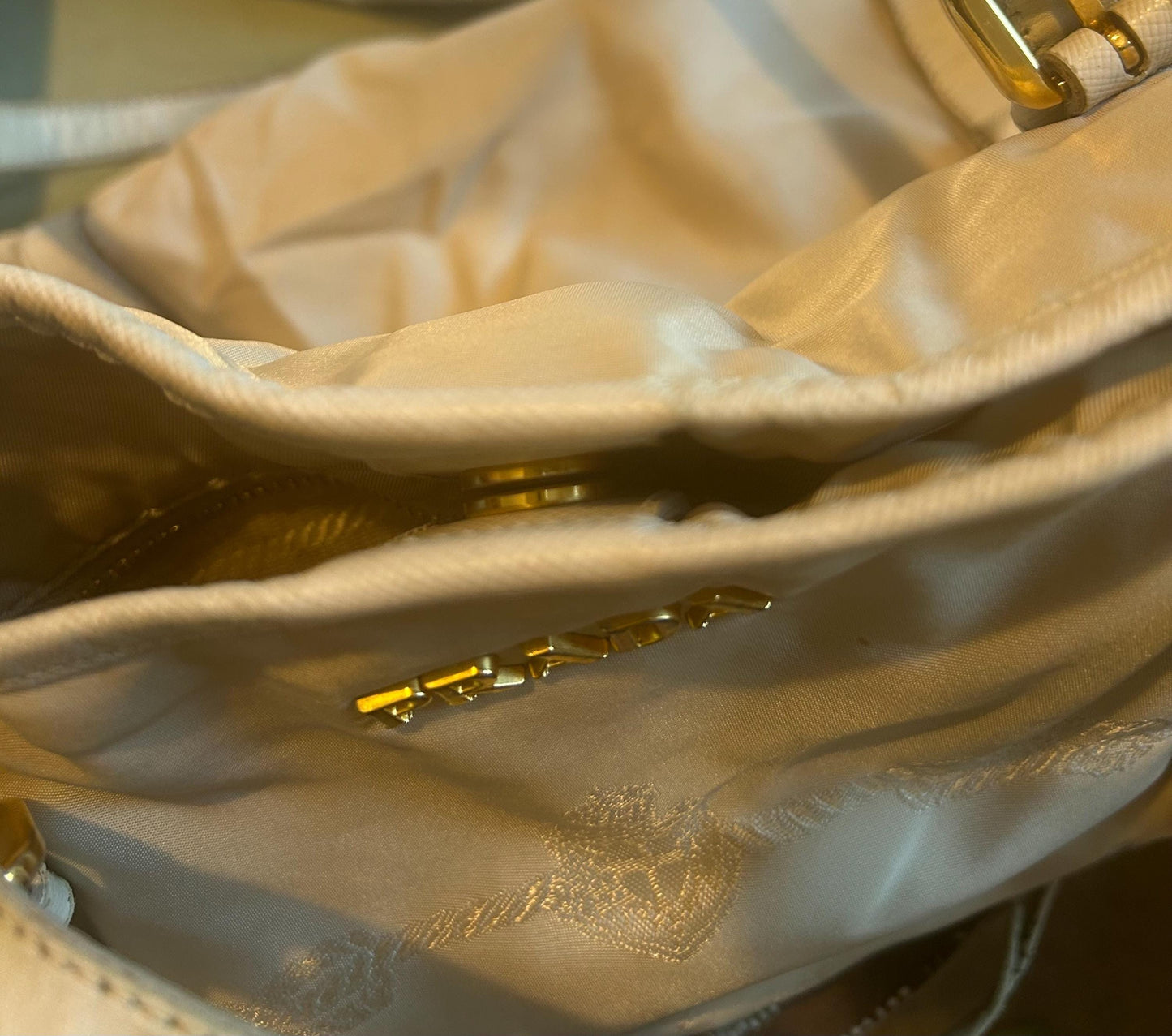 Prada Tote Bag – Y2K Vintage | Beige
