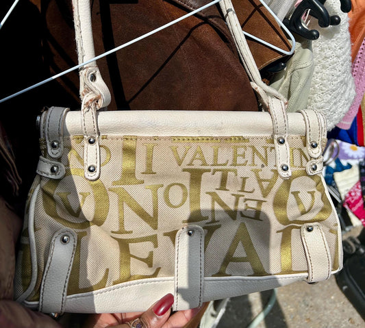 Valentino White Y2K Vintage Purse