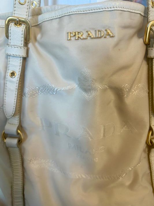Prada Tote Bag – Y2K Vintage | Beige